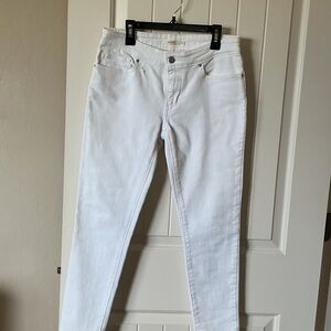 Levi 711 white skinny jeans size 27